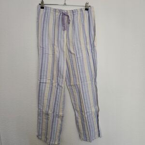 Planet Sleep Flannel Pajama Pants Drawstring Elastic Waist Pockets Size L. NWOT